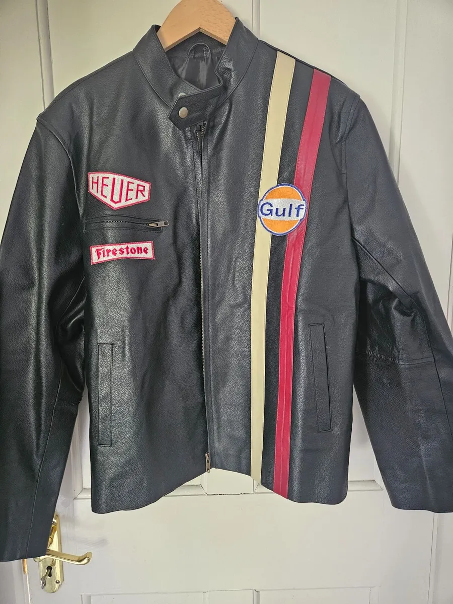 Mens leather Jacket - Image 3