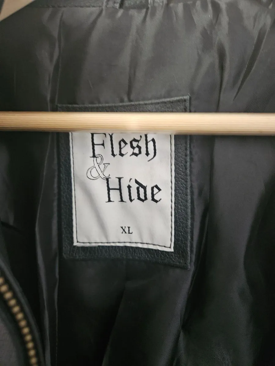 Mens leather Jacket - Image 4