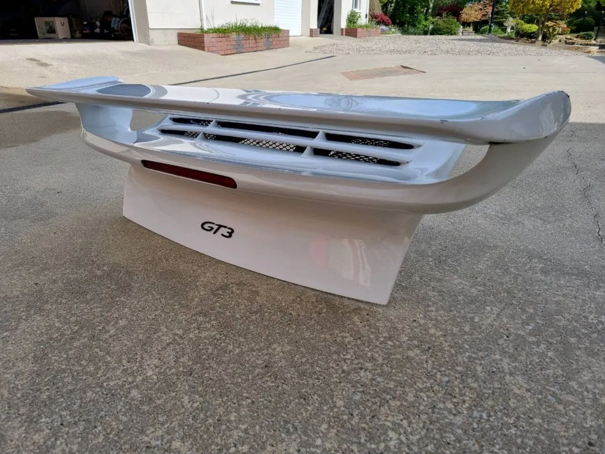 Porsche 991 GT3 Engine Lid & Spoiler - Image 1