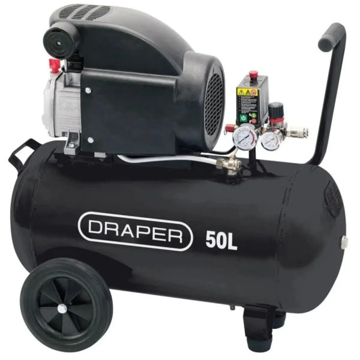 Draper 230V 50L Direct Drive Air Compressor 1.5kW - Image 1