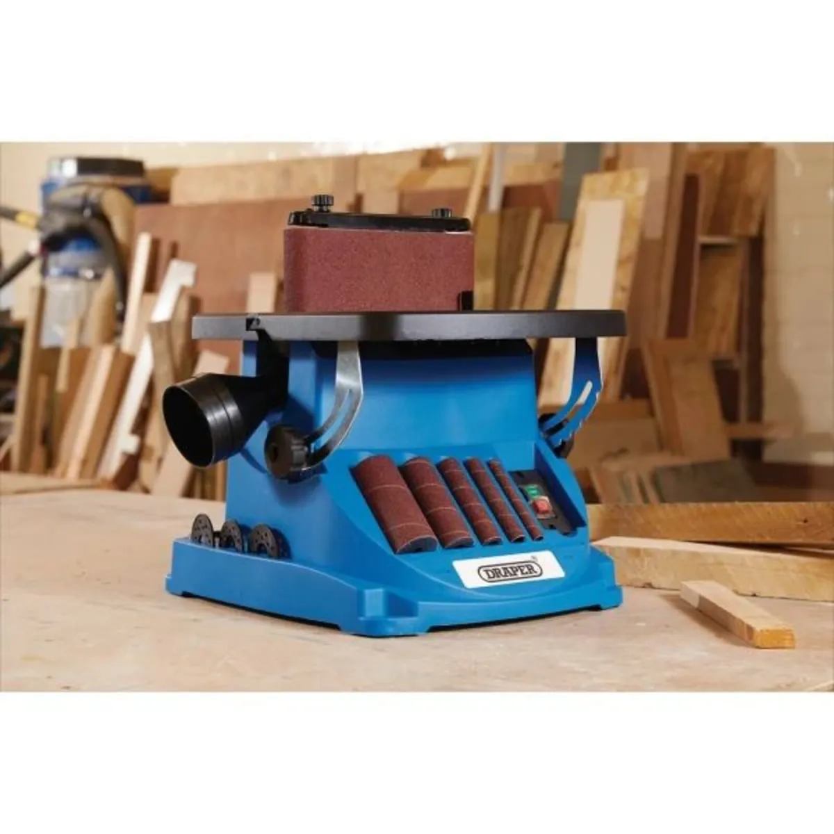 Draper 230V Oscillating Spindle and Belt Sander - Image 3