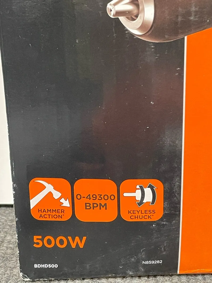 Black and Decker 500w drill - Image 2