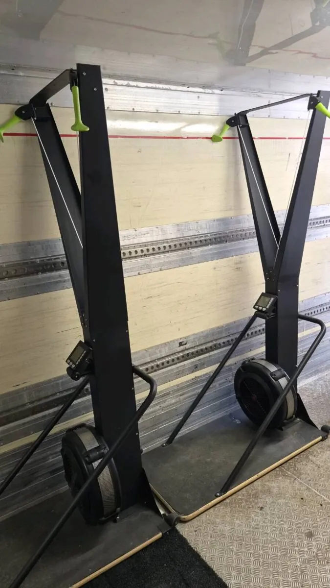 2 COMMERCIAL SKIERS WITH PLATFORMS NEW CABLES - Image 2