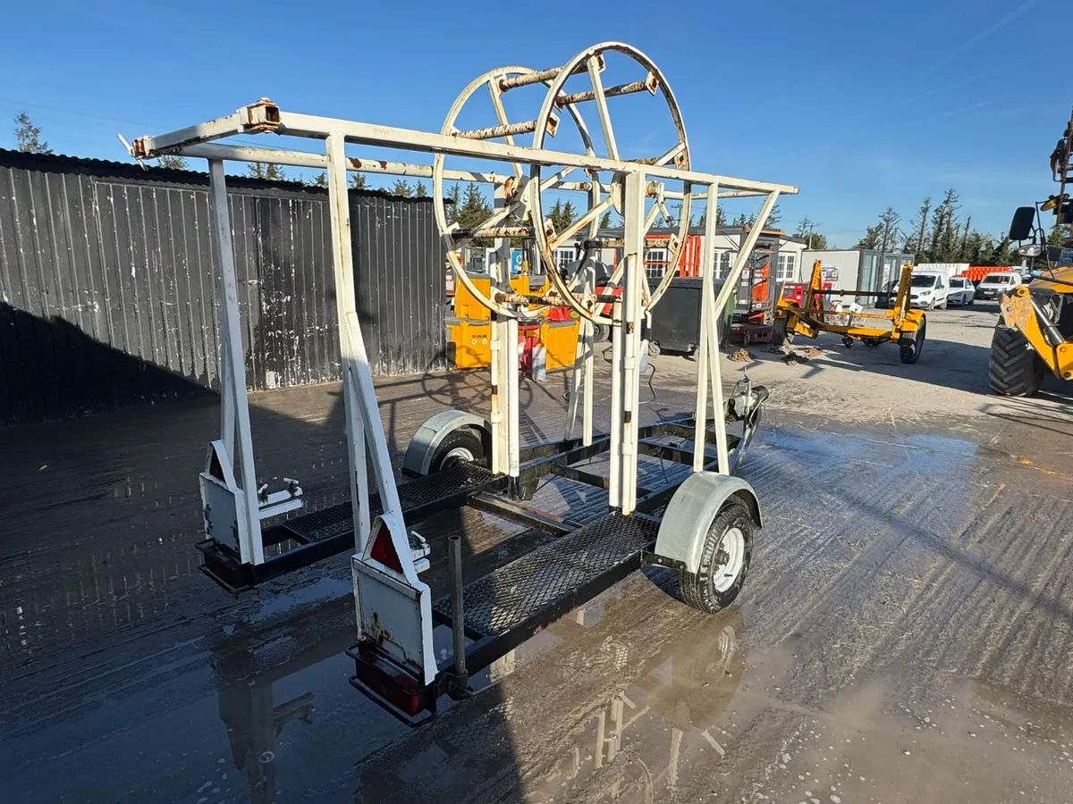 Steve Vick Single Axle Trailer Cable Reel - Image 3