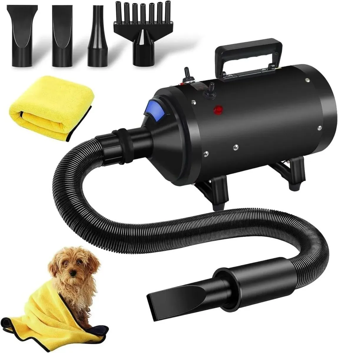 2800W Pet Hair Dryer Blaster for Dogs Fast Dry - Image 2