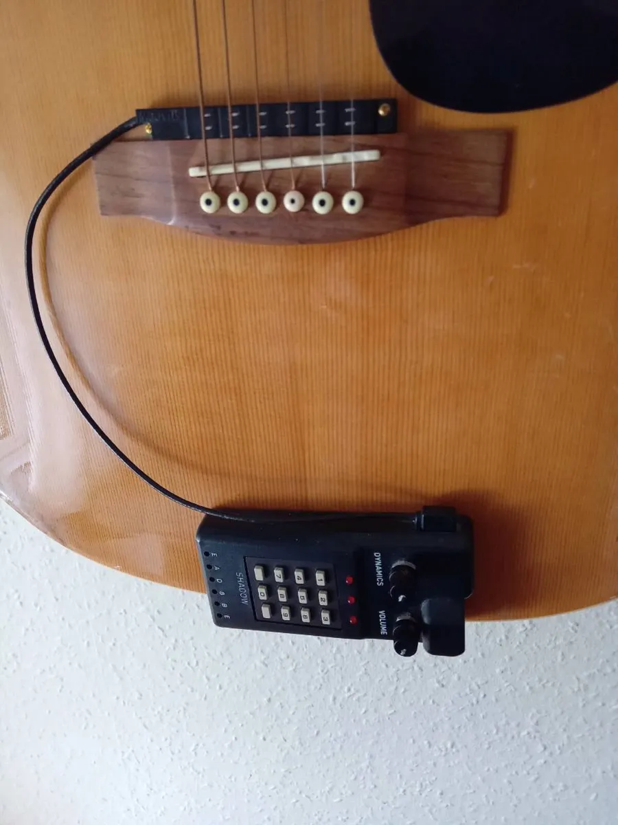 Denver electric acoustic guitar with shadow picup - Image 3