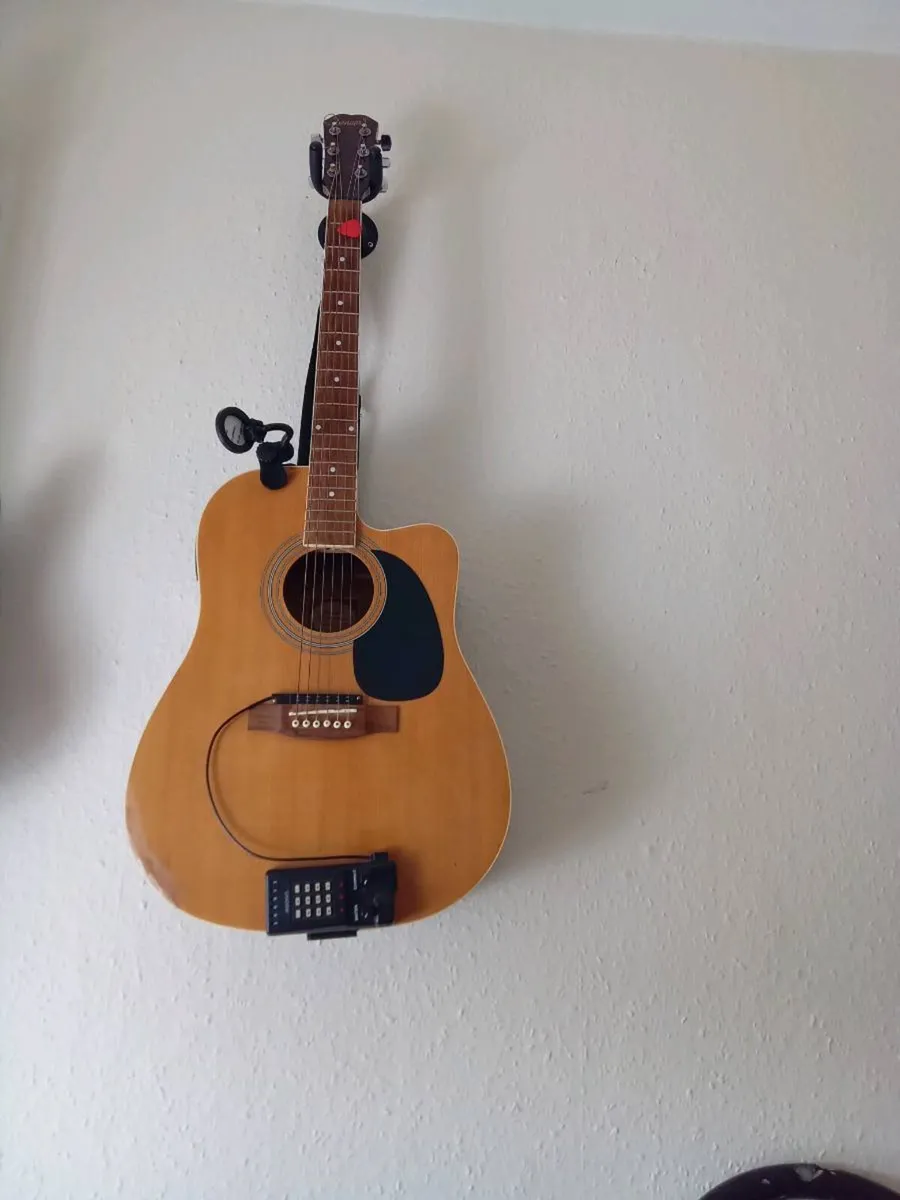 Denver electric acoustic guitar with shadow picup - Image 1
