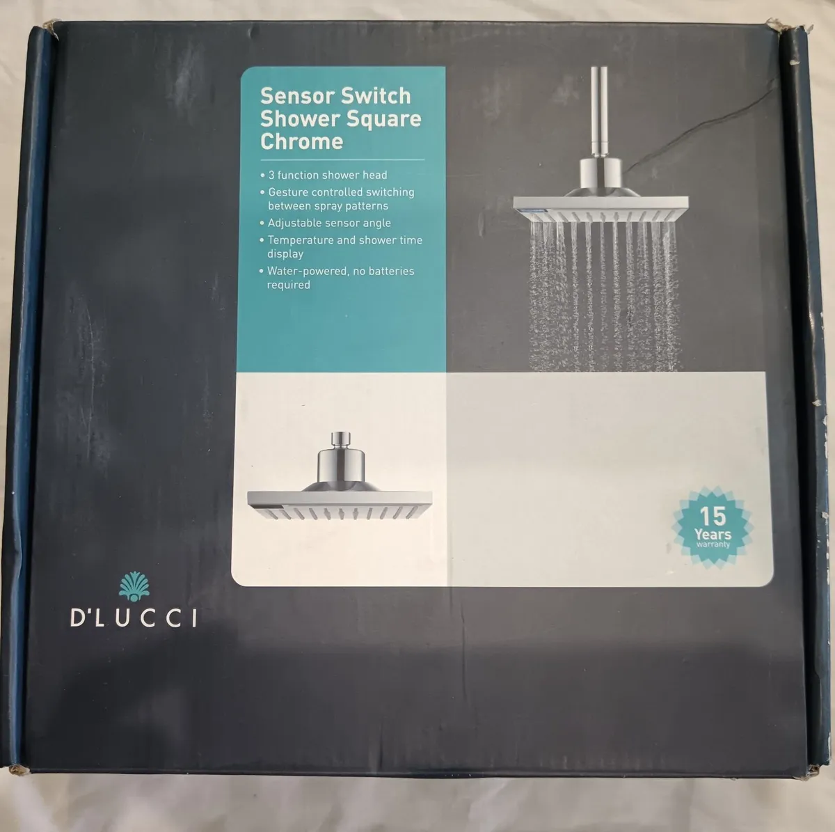 D'lucci Sensor Switch Shower Square - Image 1