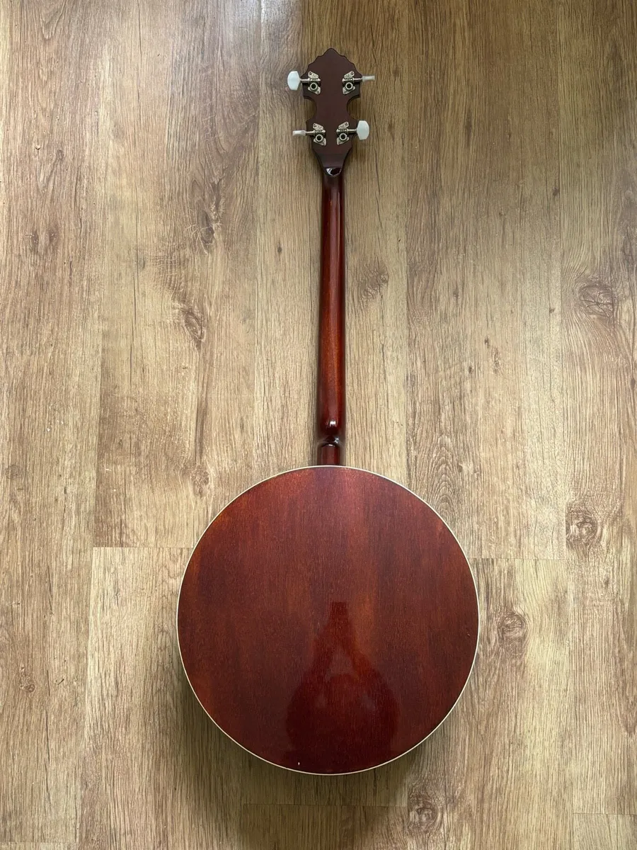 4 string Banjo & case - Image 2