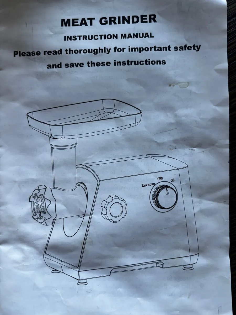 Meat grinder electric - Image 3