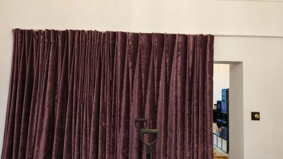 Room Divider Velvet Curtain