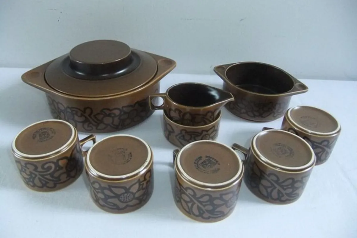 Celtic Earthenware Limerick Pattern Retro Set 9 Pi - Image 2