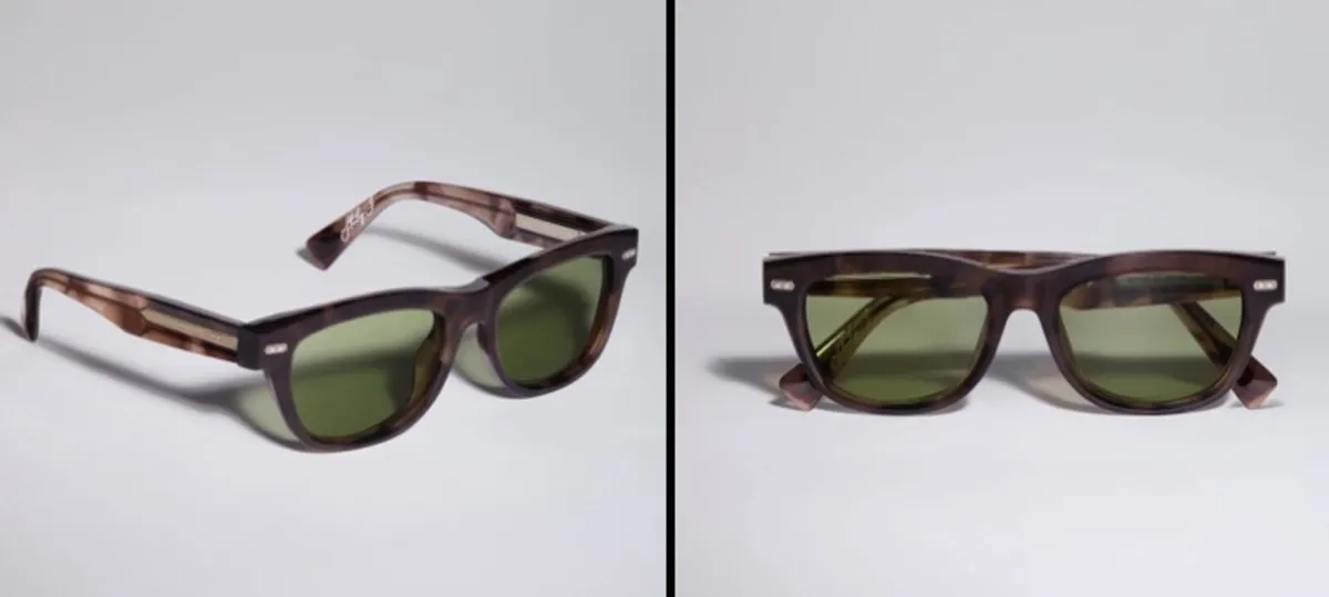 Brunello Cucinelli Stanley J Sunglasses (Havana) - Image 2