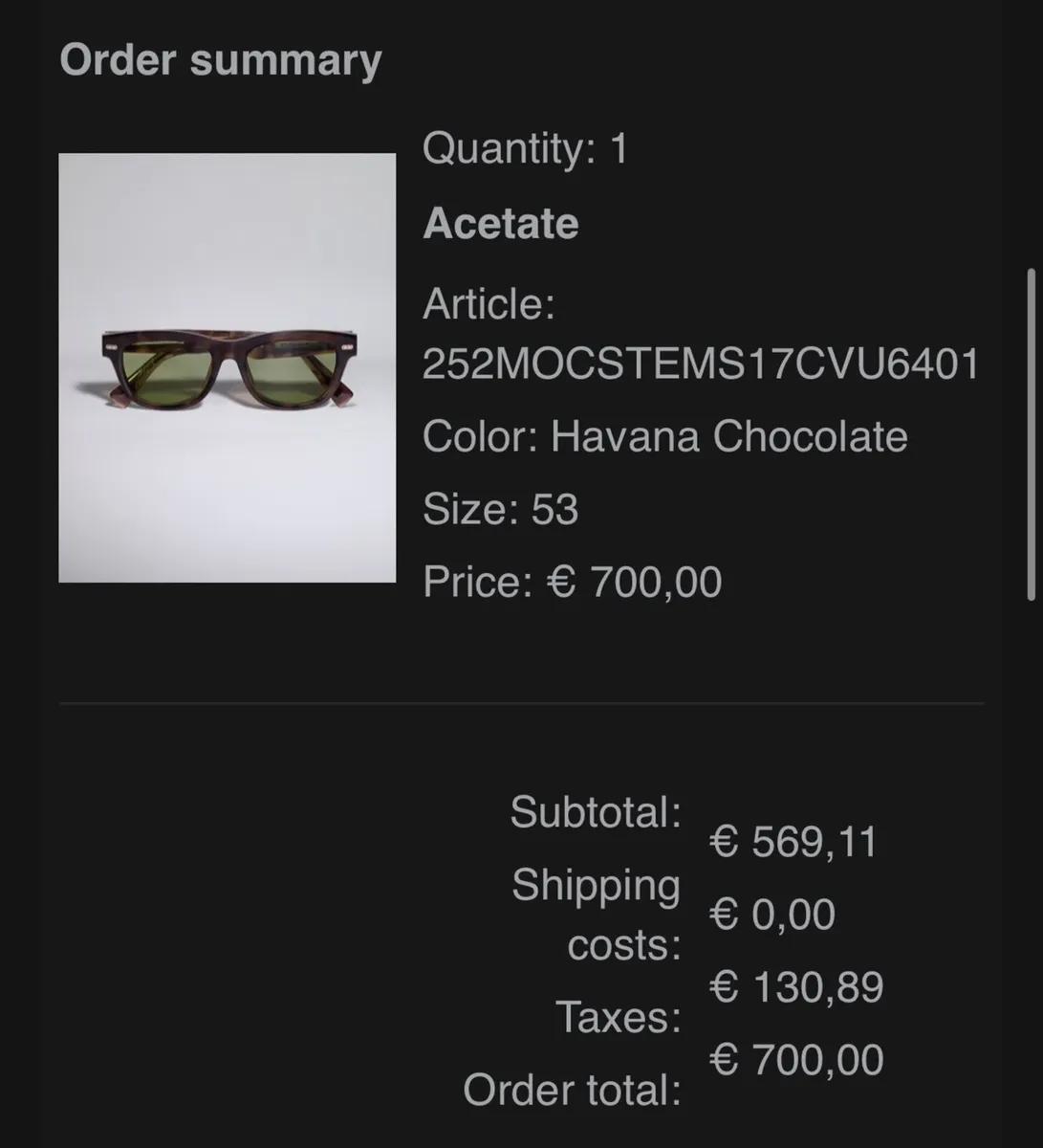 Brunello Cucinelli Stanley J Sunglasses (Havana) - Image 3