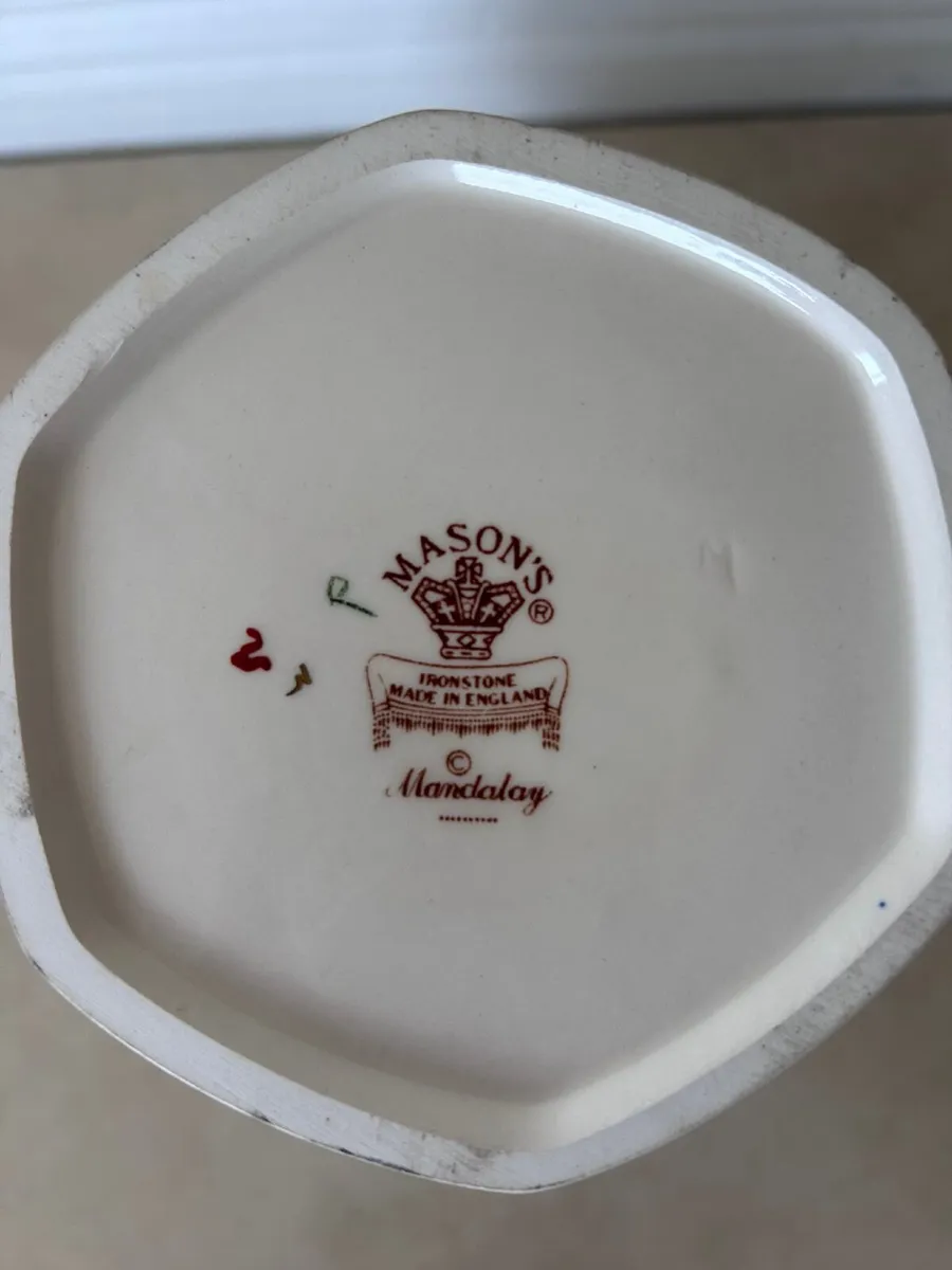 Mason’s Ironstone Vase - Image 2