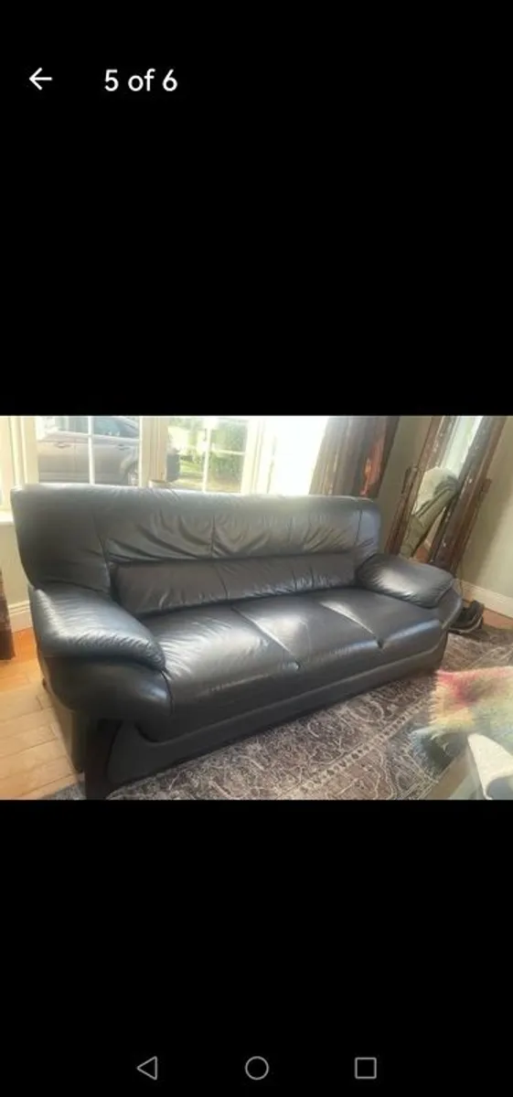 Leather couch - Image 1