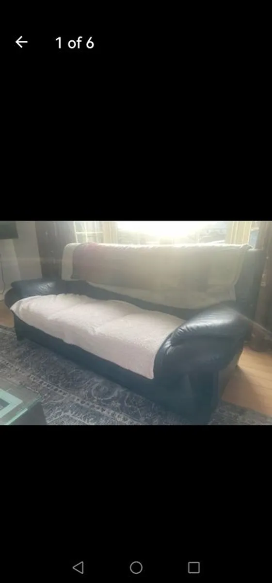 Leather couch - Image 2
