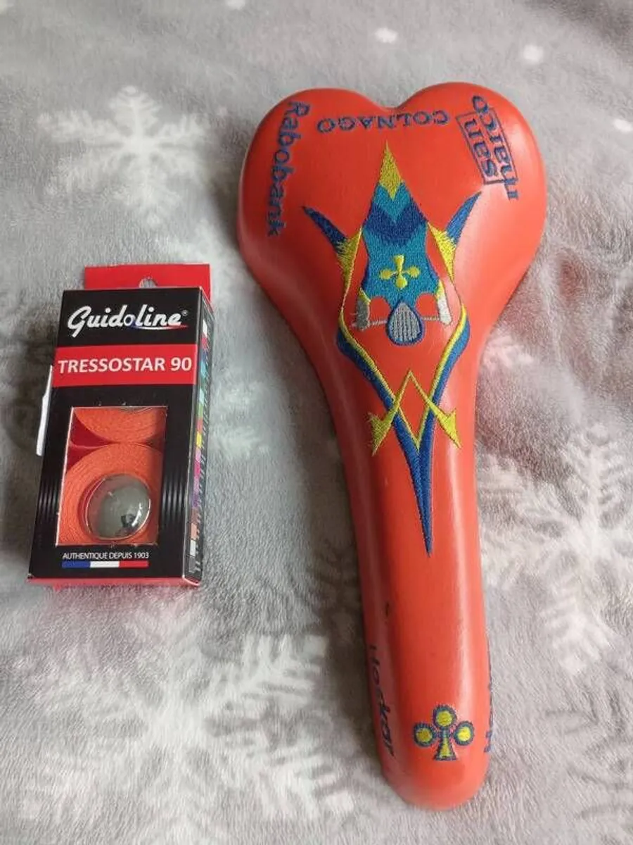Rabobank Hoskar san Marco Rolls Colnago Saddle - Image 1