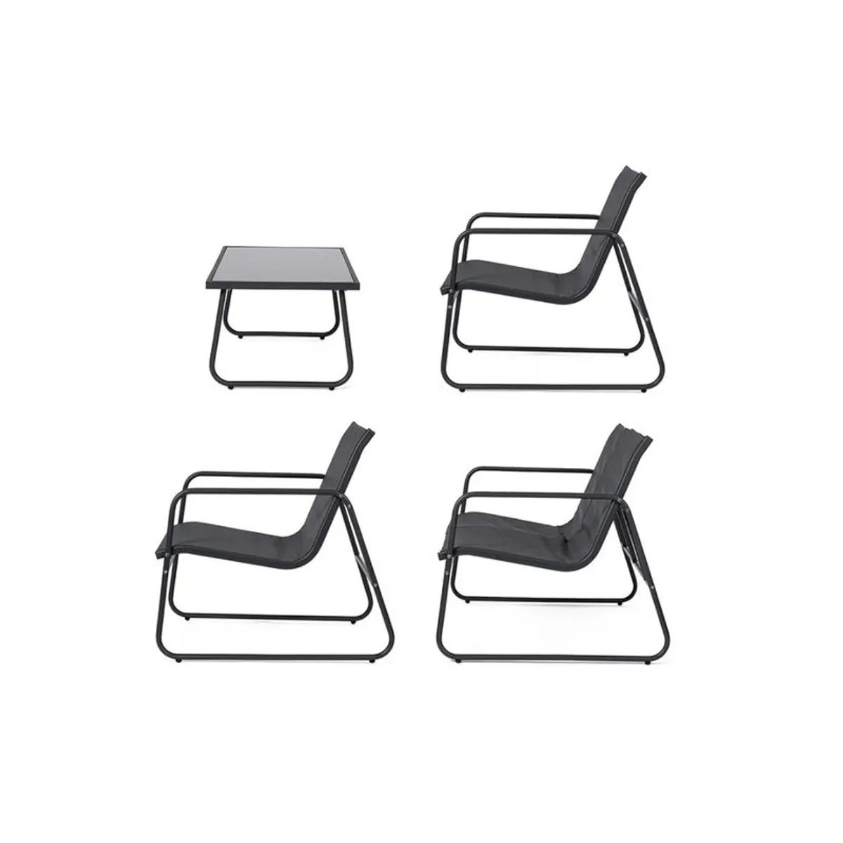 Malibu Retreat Garden Sofa Set 4 Piece Outdoor Patio Furniture with Glass Table FREE DELIVERY - Image 4