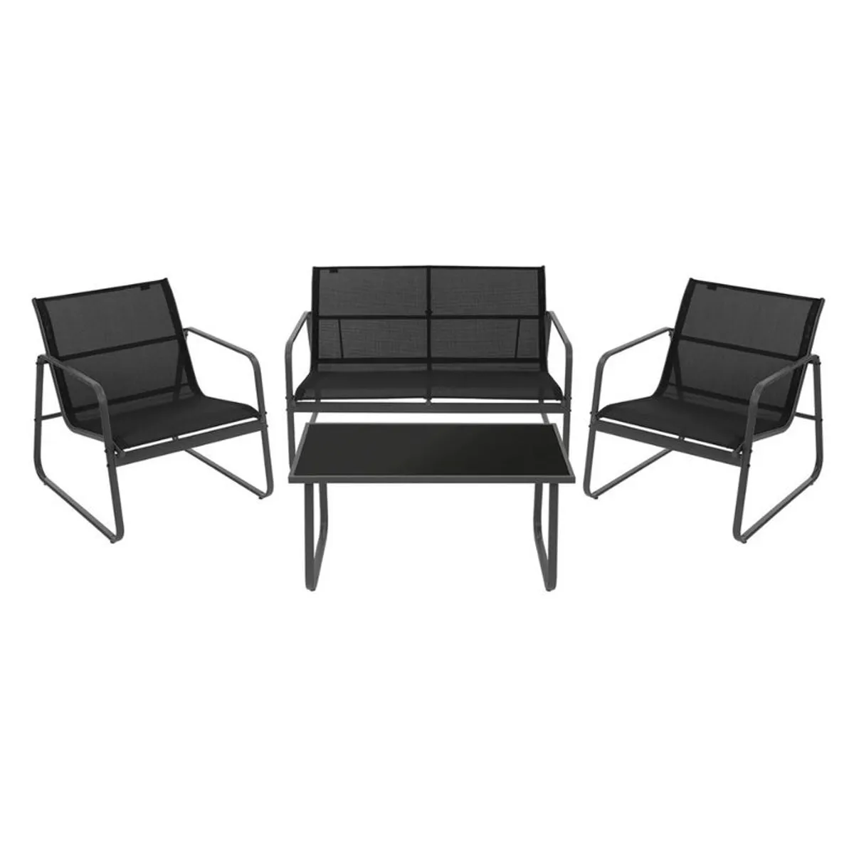 Malibu Retreat Garden Sofa Set 4 Piece Outdoor Patio Furniture with Glass Table FREE DELIVERY - Image 2