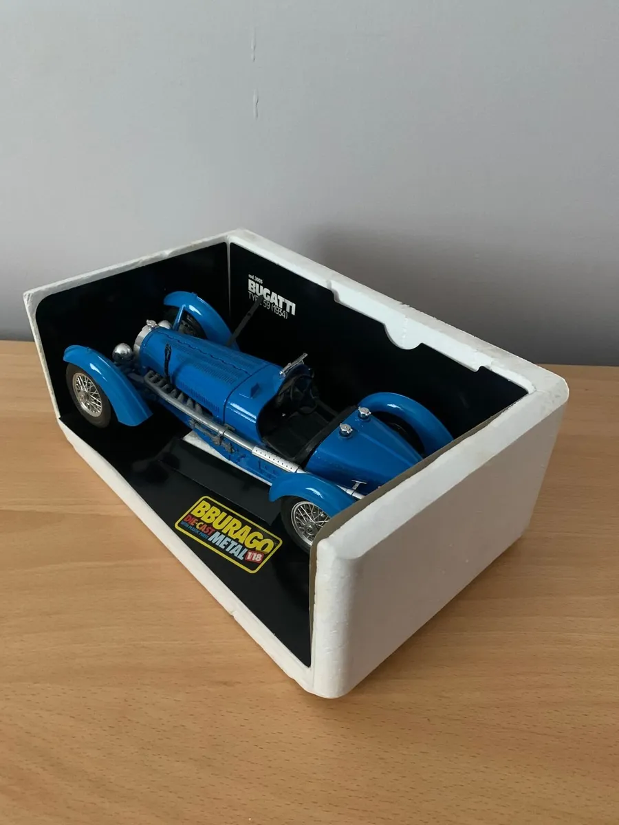 Bugatti Type 59 (1934) 1/18 Burago Model Car - Image 3