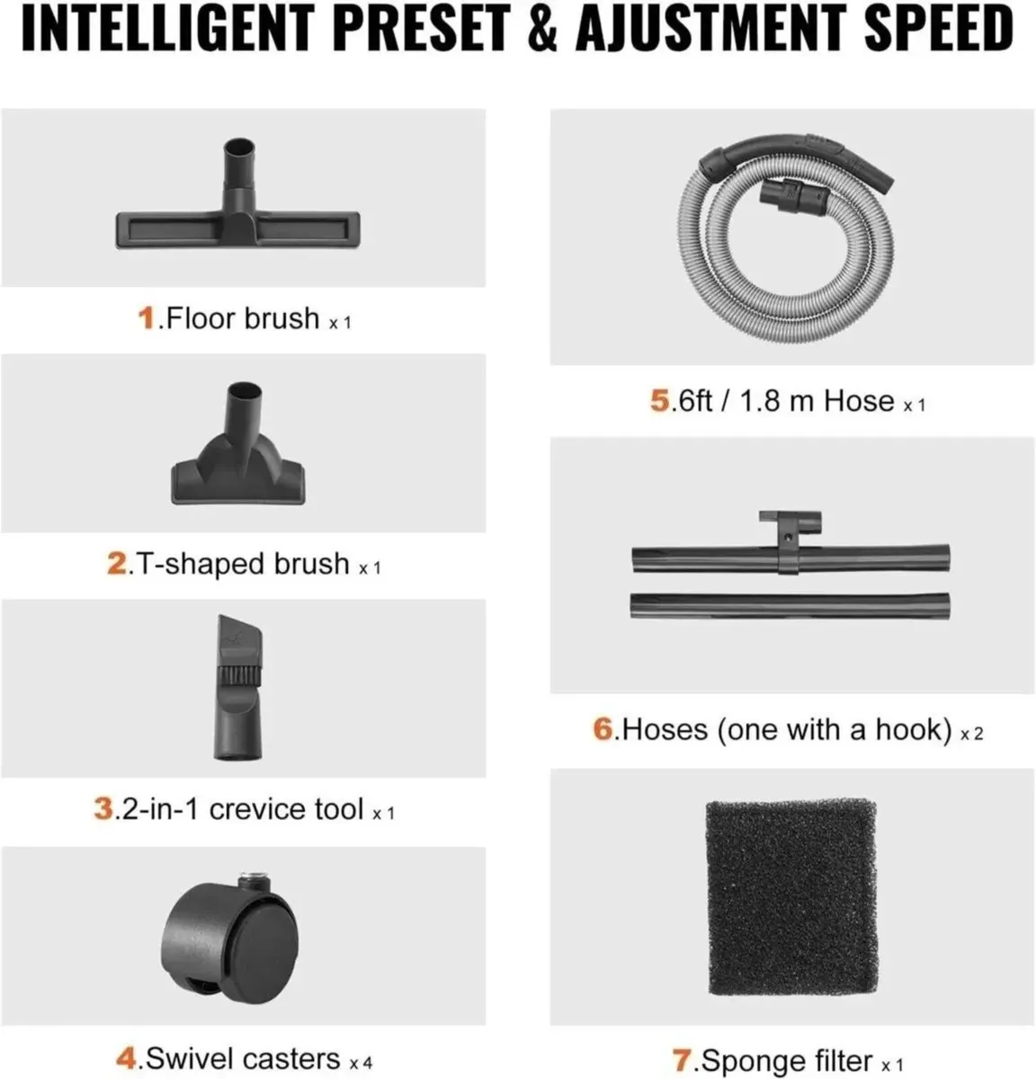 30L Wet Dry Vacuum Cleaner Industrial Extractor - Image 2