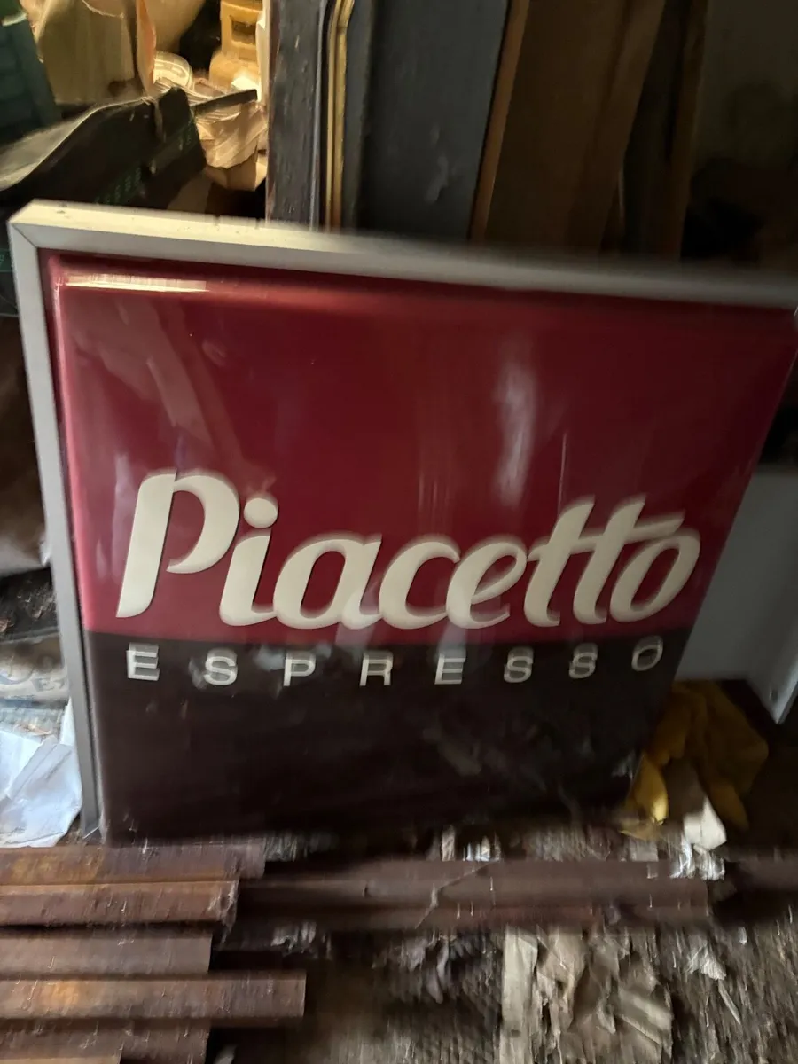 Piacetto Espresso Coffee Sign - Image 1