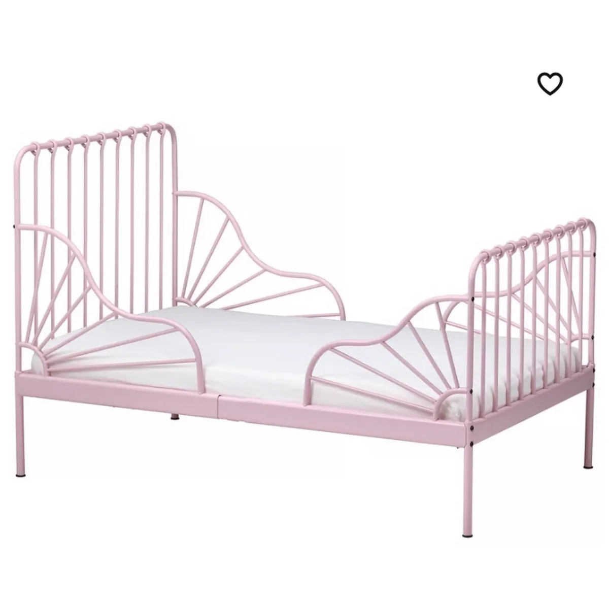 Pink IKEA Minnen Kids Bed