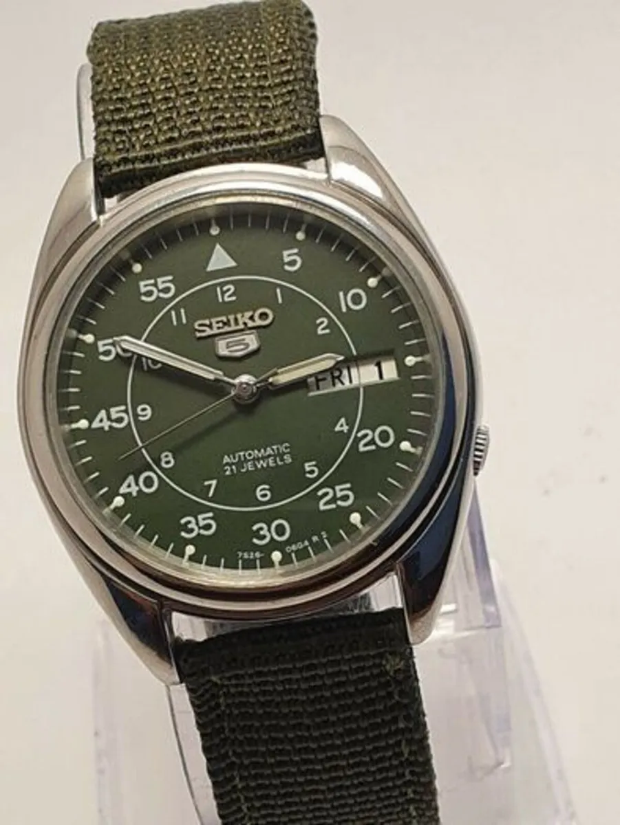 Seiko 5 automatic military watch - Image 3