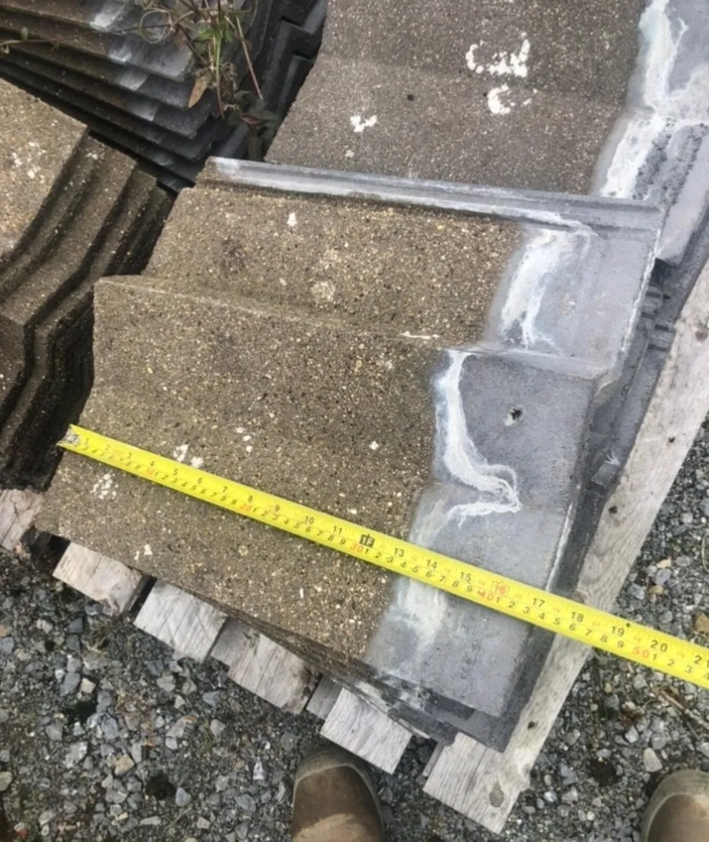 Roof tiles with design and ridge caps - Image 3