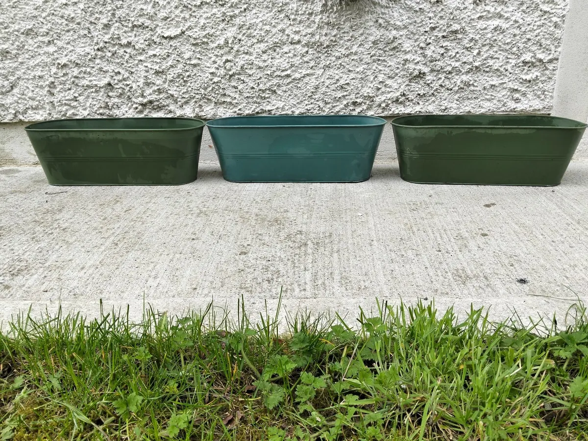 Metal Flower boxes
