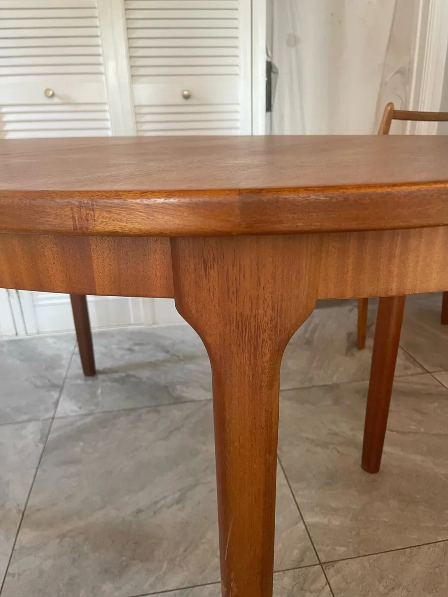Mid century dining table - Image 4