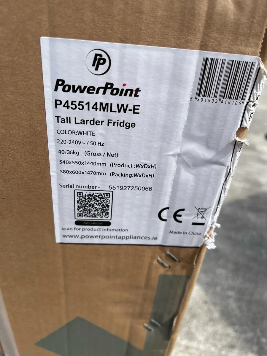 PowerPoint Tall larder fridge - Image 4