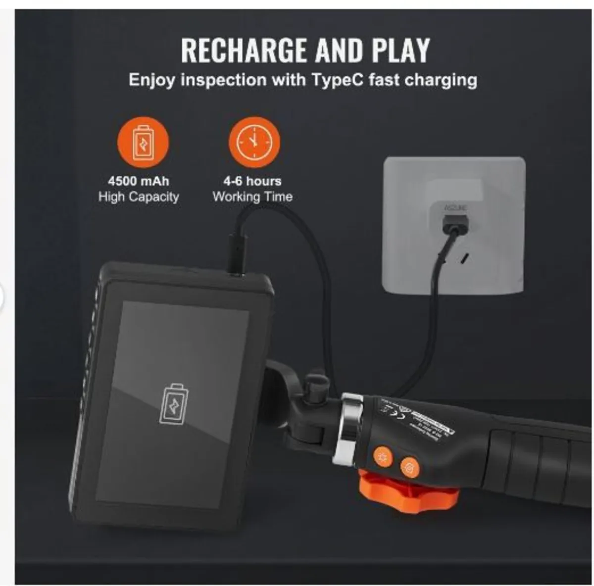 Articulating Borescope Camera with Light - Image 1