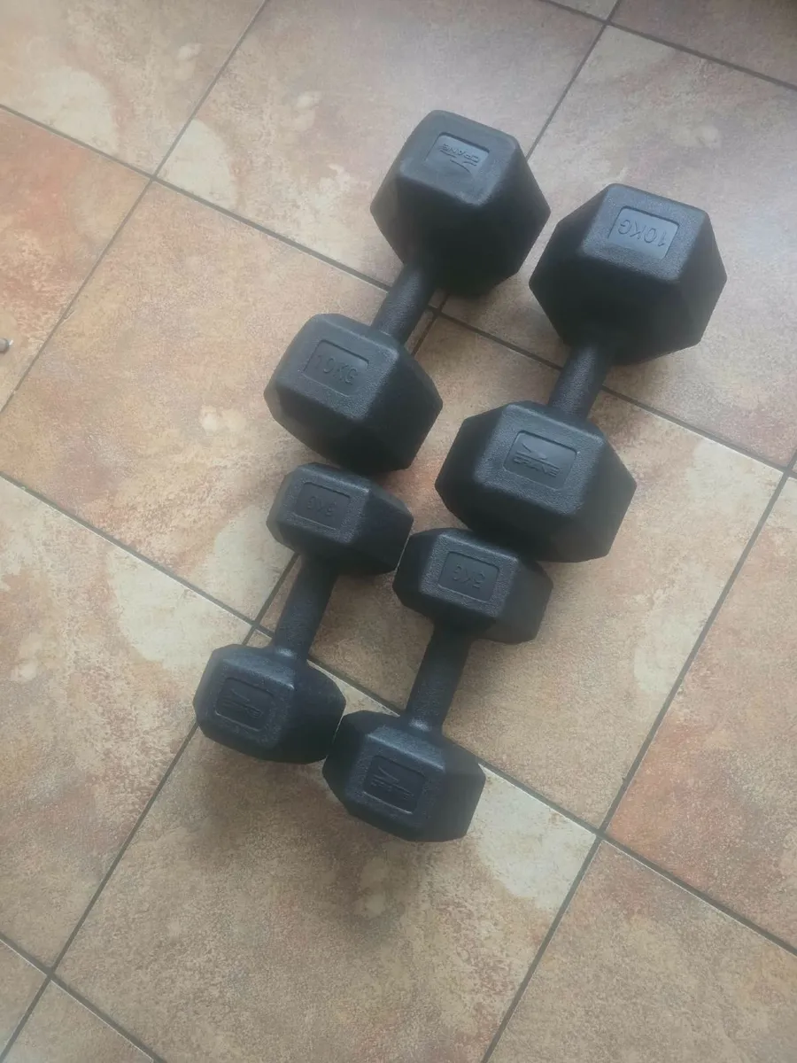 Dumbbells 2×10kg , 2×5kg
