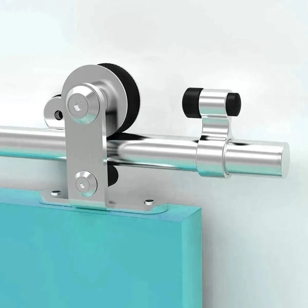 Barn Door Track Kit 167cm 5.5FT Sliding Rail - Image 2