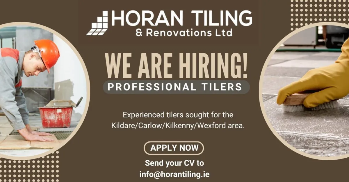 Tilers Wanted - We are Hiring!