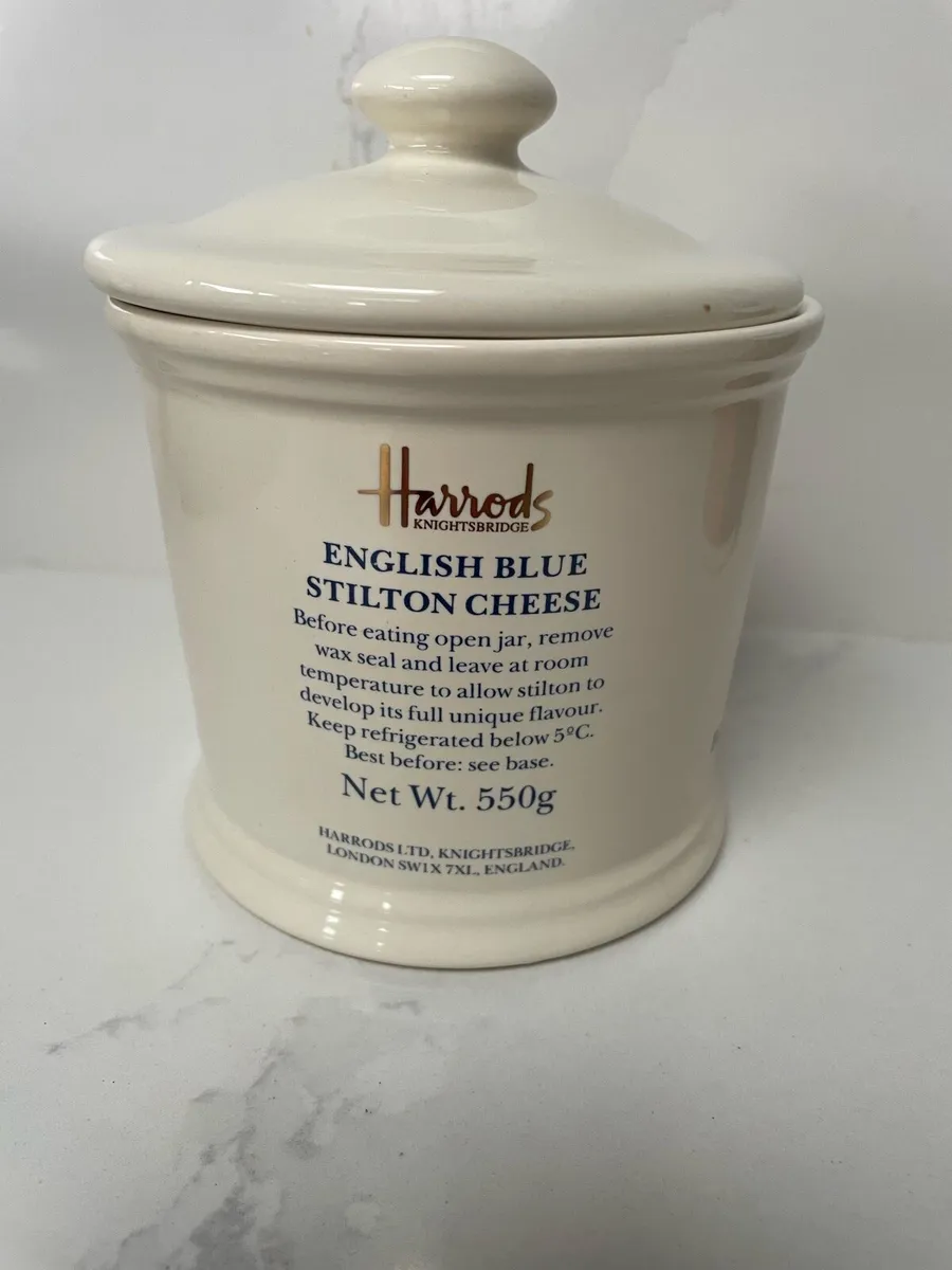 Harrods cheese jar with lid - Image 2