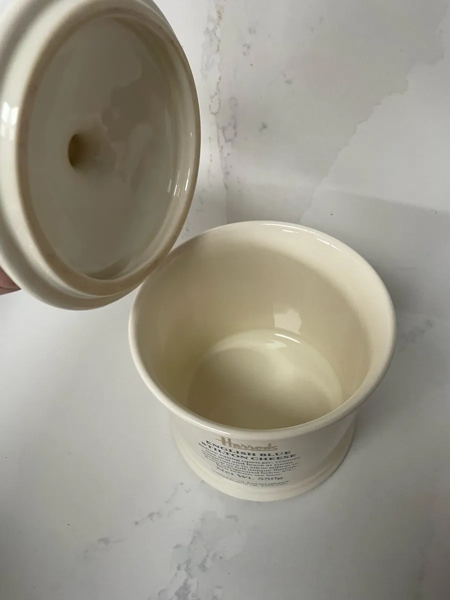 Harrods cheese jar with lid - Image 3