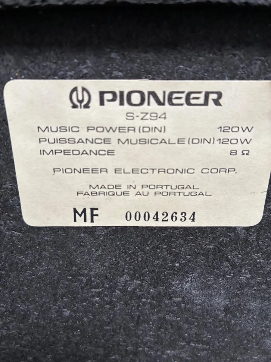 Pioneer speakers - Image 3