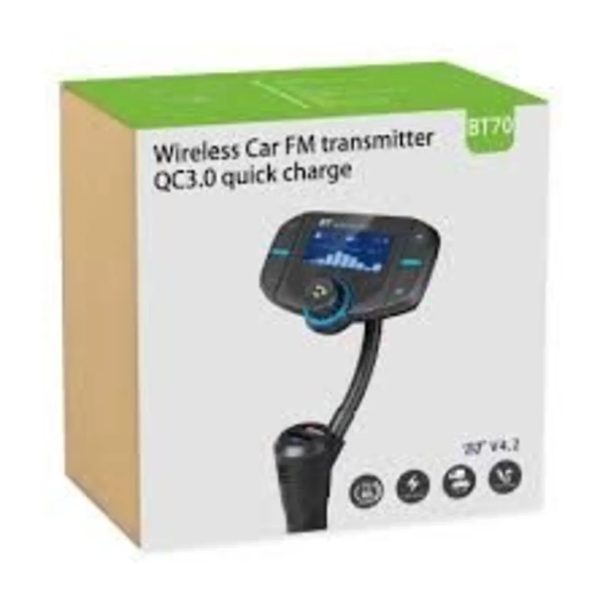 Fm Transmitter Car Radio Bluetooth Bt70 - Image 1