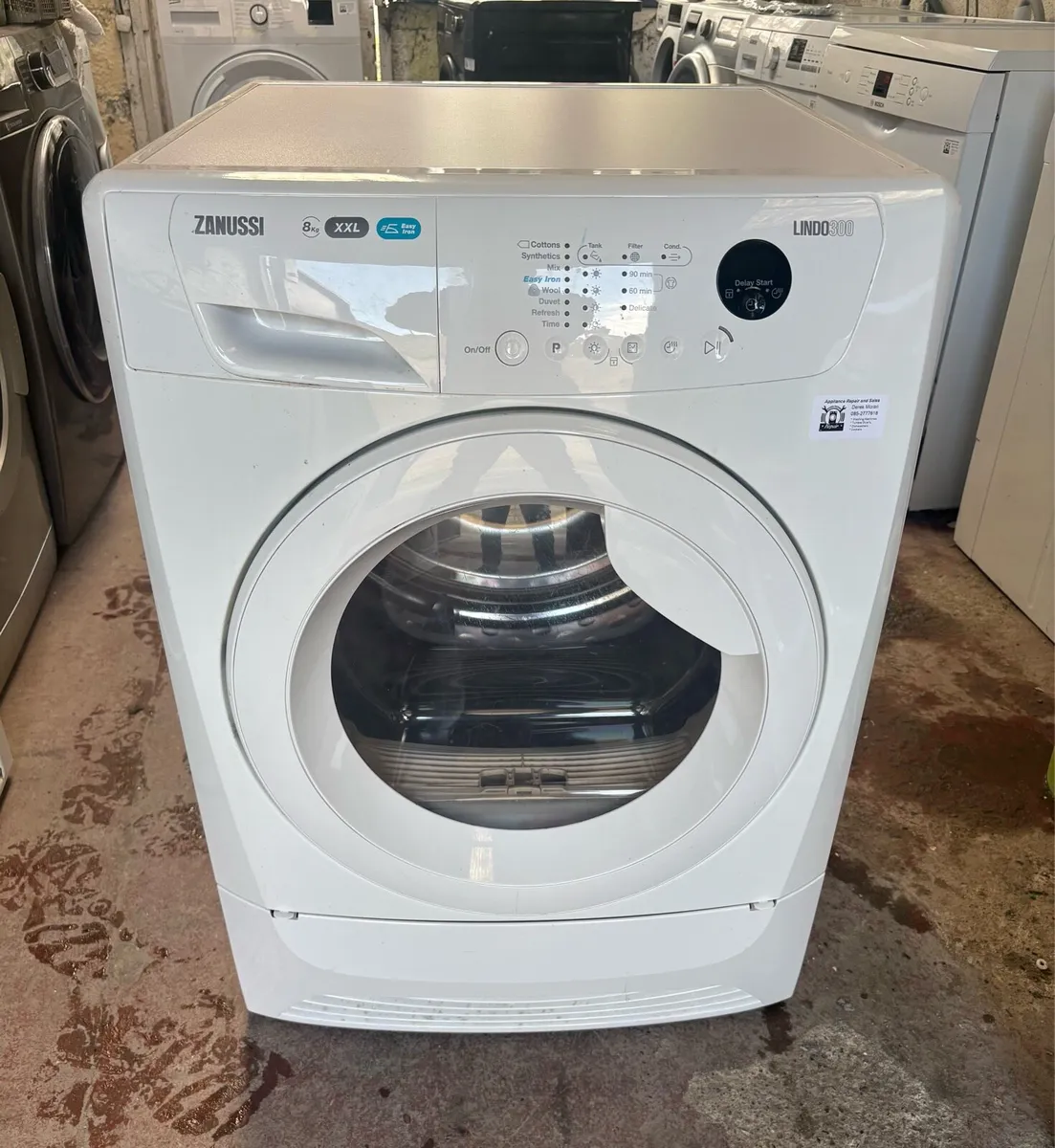 Zanussi Condenser Dryer - 8kg Drum