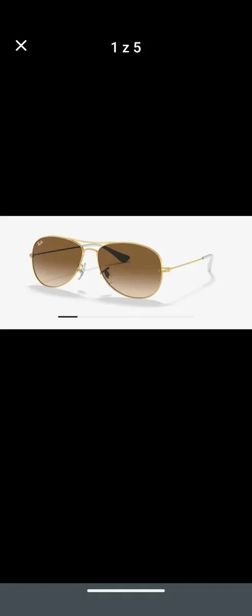 original ray ban 3362 cockpit sunglasses - Image 1