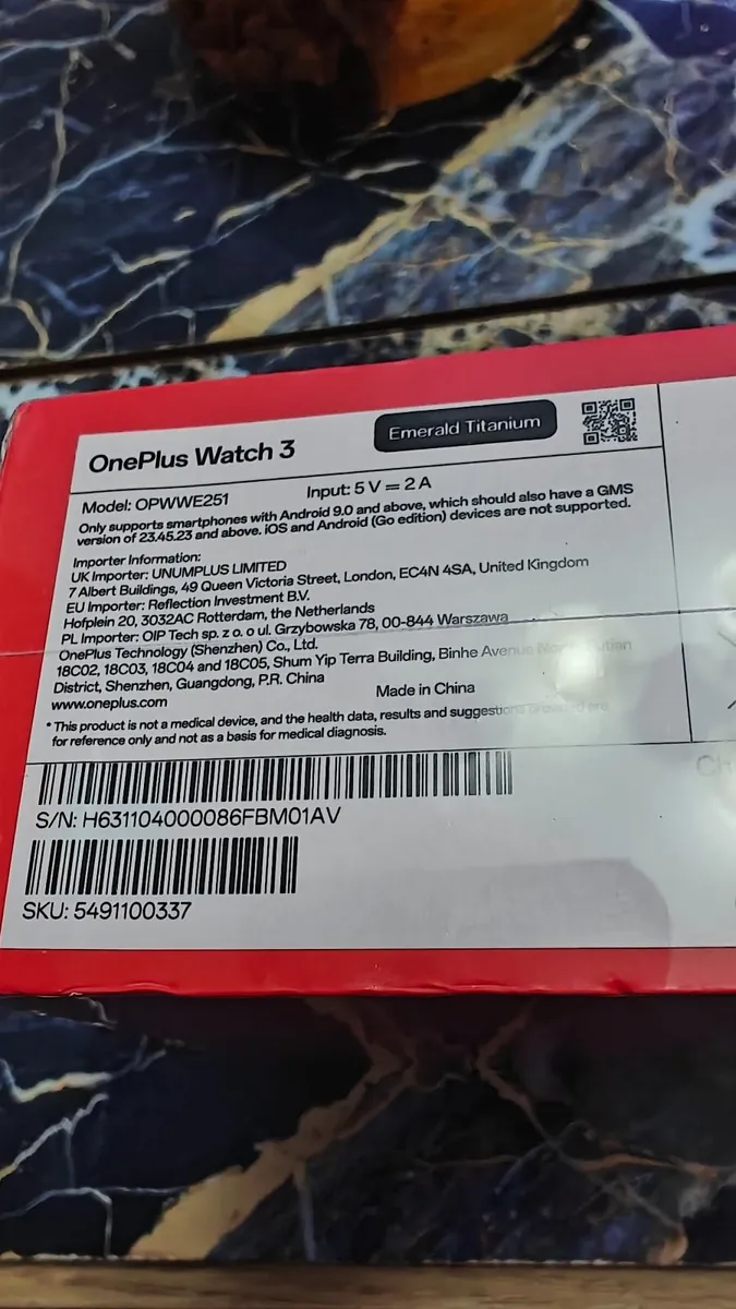Oneplus watch 3  46mm Emerald - Image 3