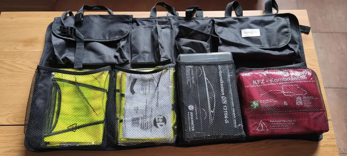 SURDOCA Car Boot Organiser + Full Safety Kit (New) - Image 1