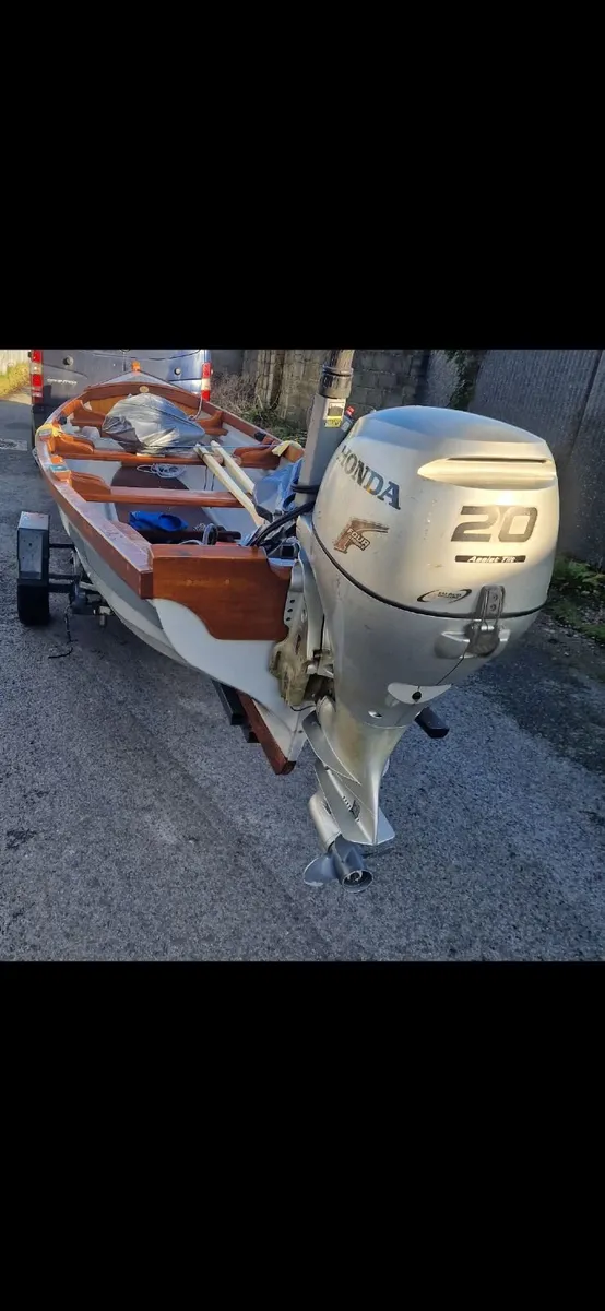 20hp honda outboard electric start - Image 1