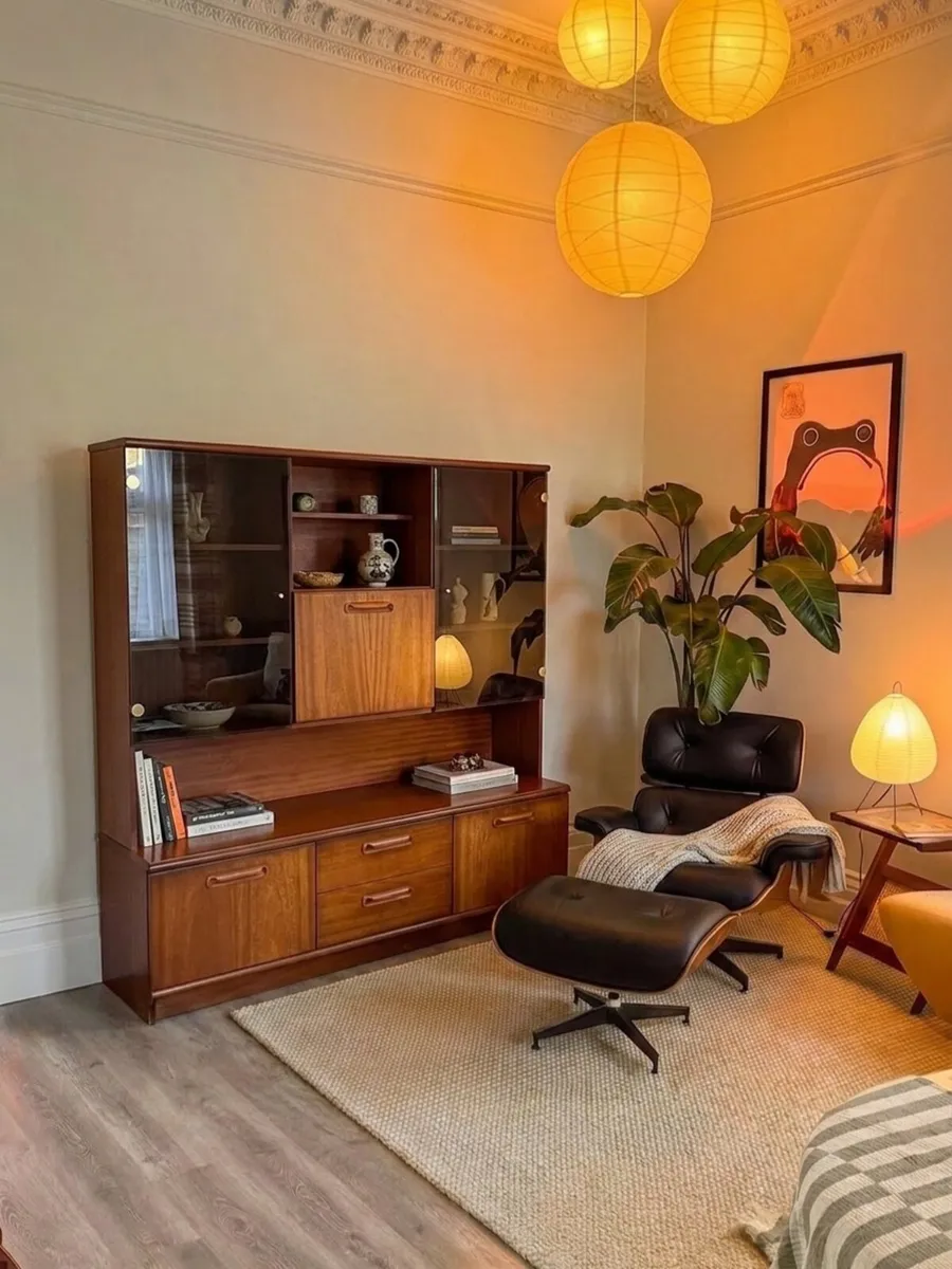 Mid Century Modern 1960 Wall Unit / Drink Cabinet - Image 1