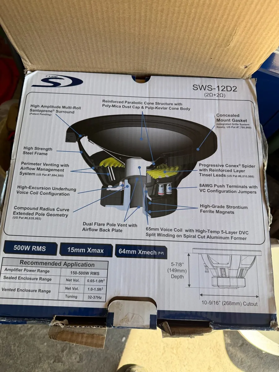 2 Brand new Alpine subwoofer - Image 4