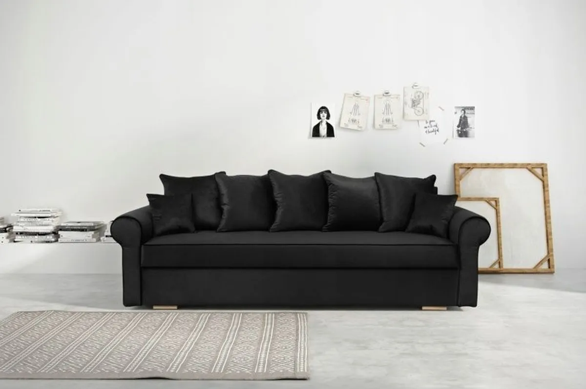 Sofa Bed Viva. Springs and foam makes very comfortable bed . FREE delivery - Image 4