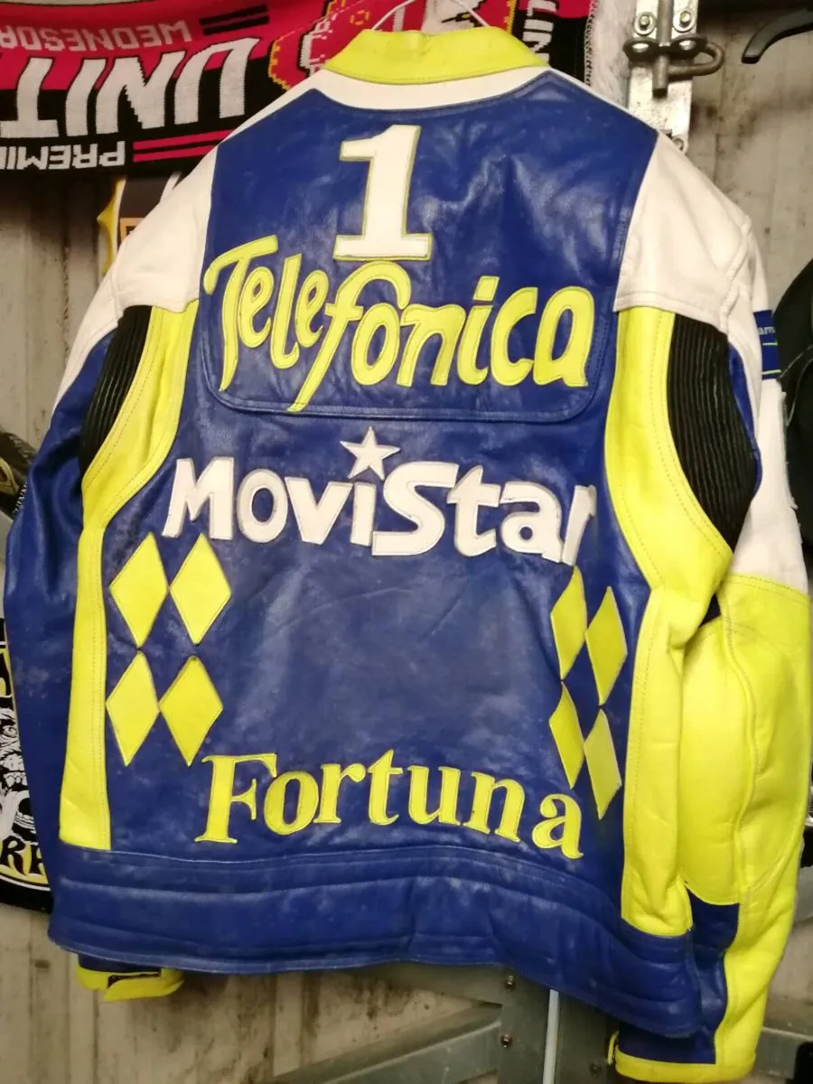 Leather motorcycle jacket - Image 2